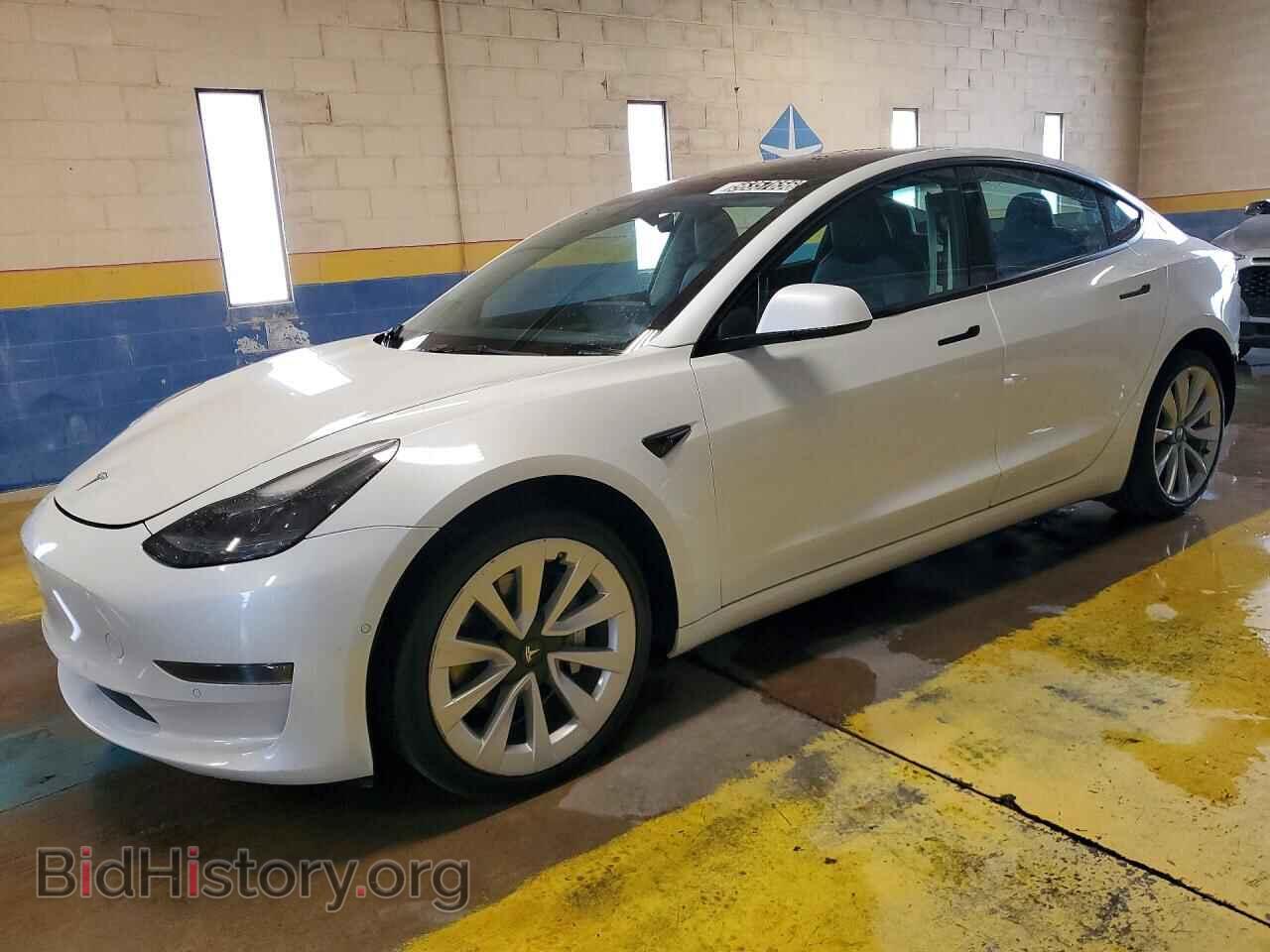 Photo 5YJ3E1EA0NF371982 - TESLA MODEL 3 2022
