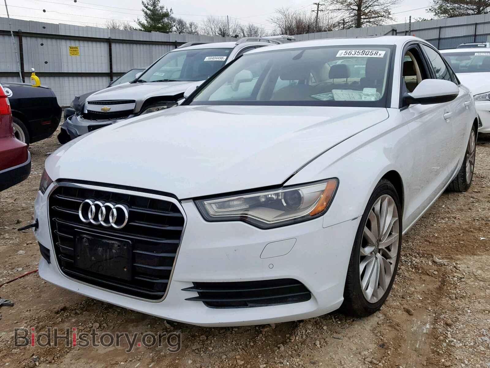 2013 AUDI A6 - VIN: WAUDFAFC7DN006648 - Фото 2