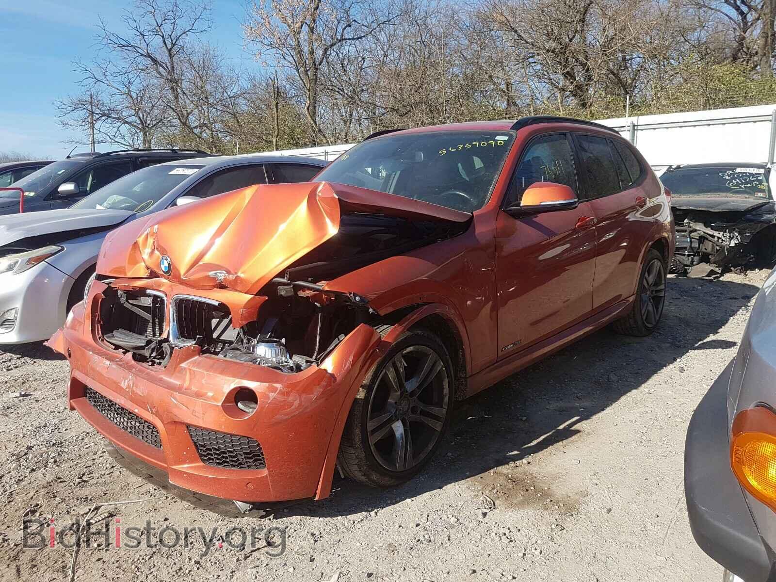 2014 BMW X1 - VIN: WBAVM1C55EVW55463 - Фото 2