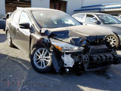 2016 Ford FOCUS Focus SE, черный — VIN 1FADP3F28GL362583, Copart