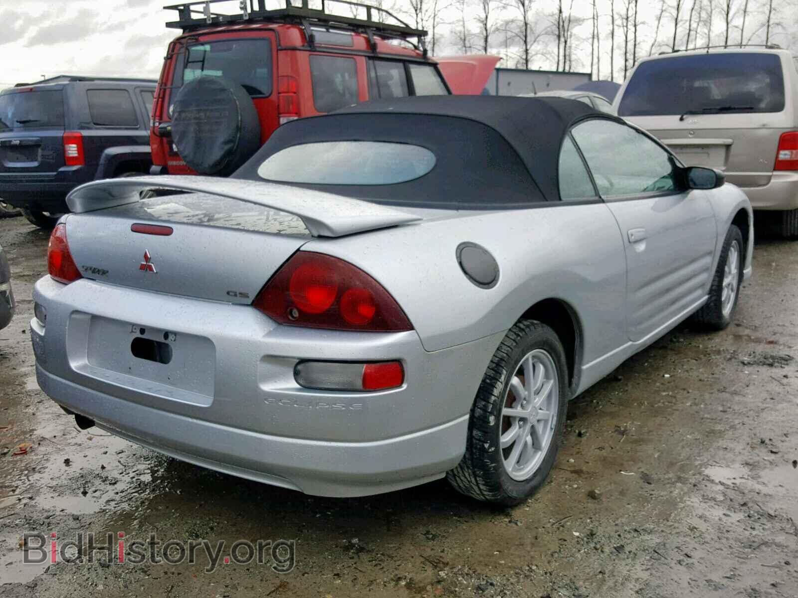 2001 MITSUBISHI ECLIPSE - VIN: 4A3AE45G01E017854 - Фото 4