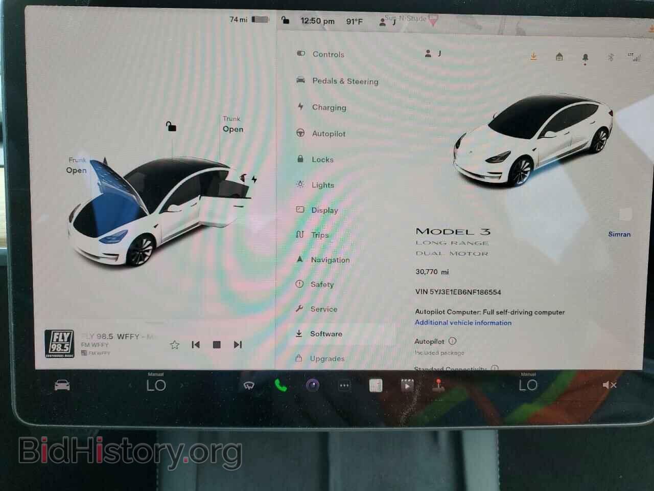 2022 TESLA MODEL 3 AW - VIN: 5YJ3E1EB6NF186554 - Фото 9
