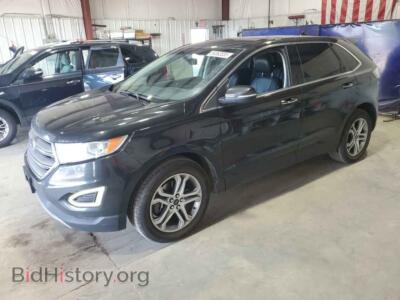 2015 Ford EDGE Titanium, черный — VIN 2FMTK4K91FBB61440, Copart