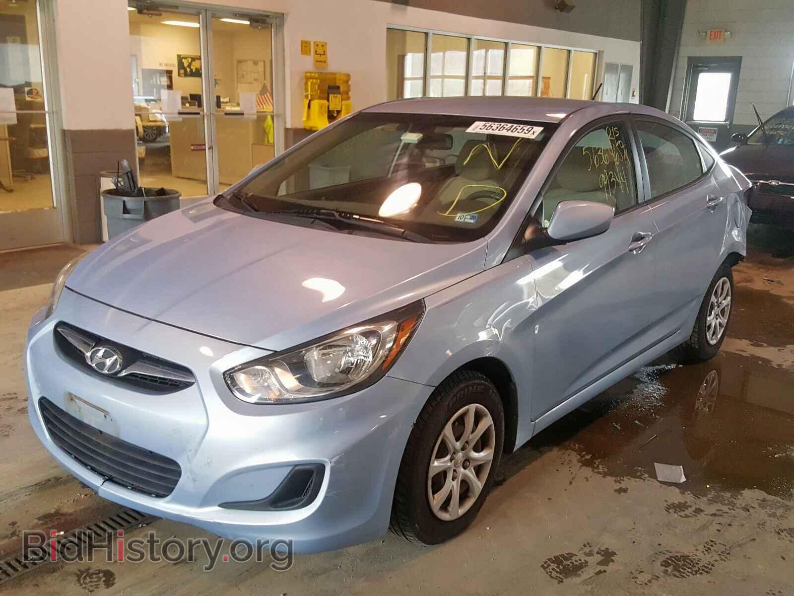 2012 HYUNDAI ACCENT - VIN: KMHCT4AE2CU154207 - Photo 2