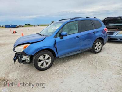 2015 Subaru FORESTER 2.5I Premium, blue — VIN JF2SJAGC5FH556845, Copart