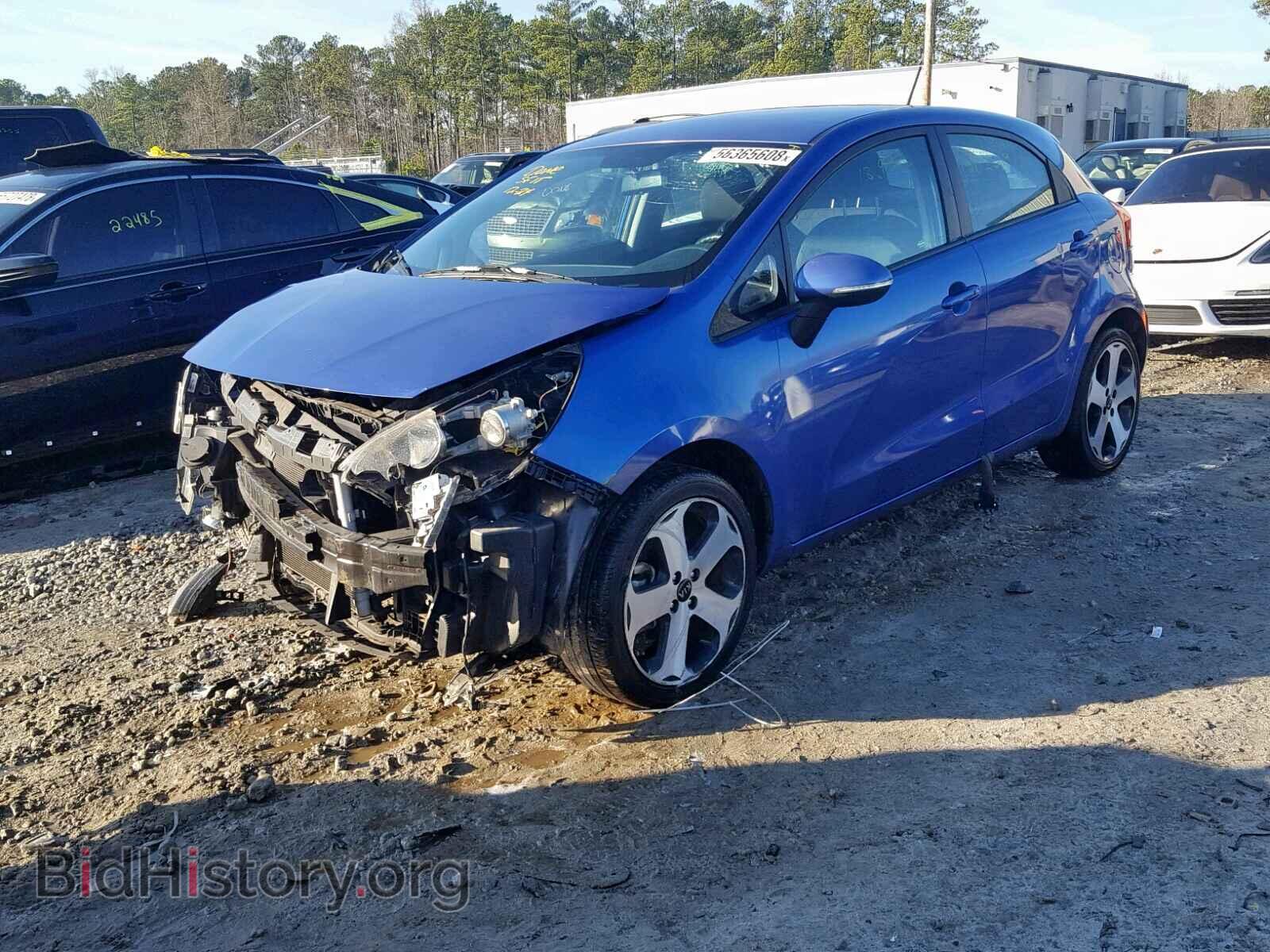 2013 KIA RIO - VIN: KNADN5A30D6135018 - Фото 2