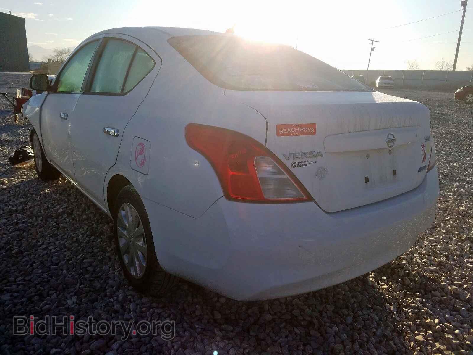 2012 NISSAN VERSA - VIN: 3N1CN7AP7CL859339 - Фото 3