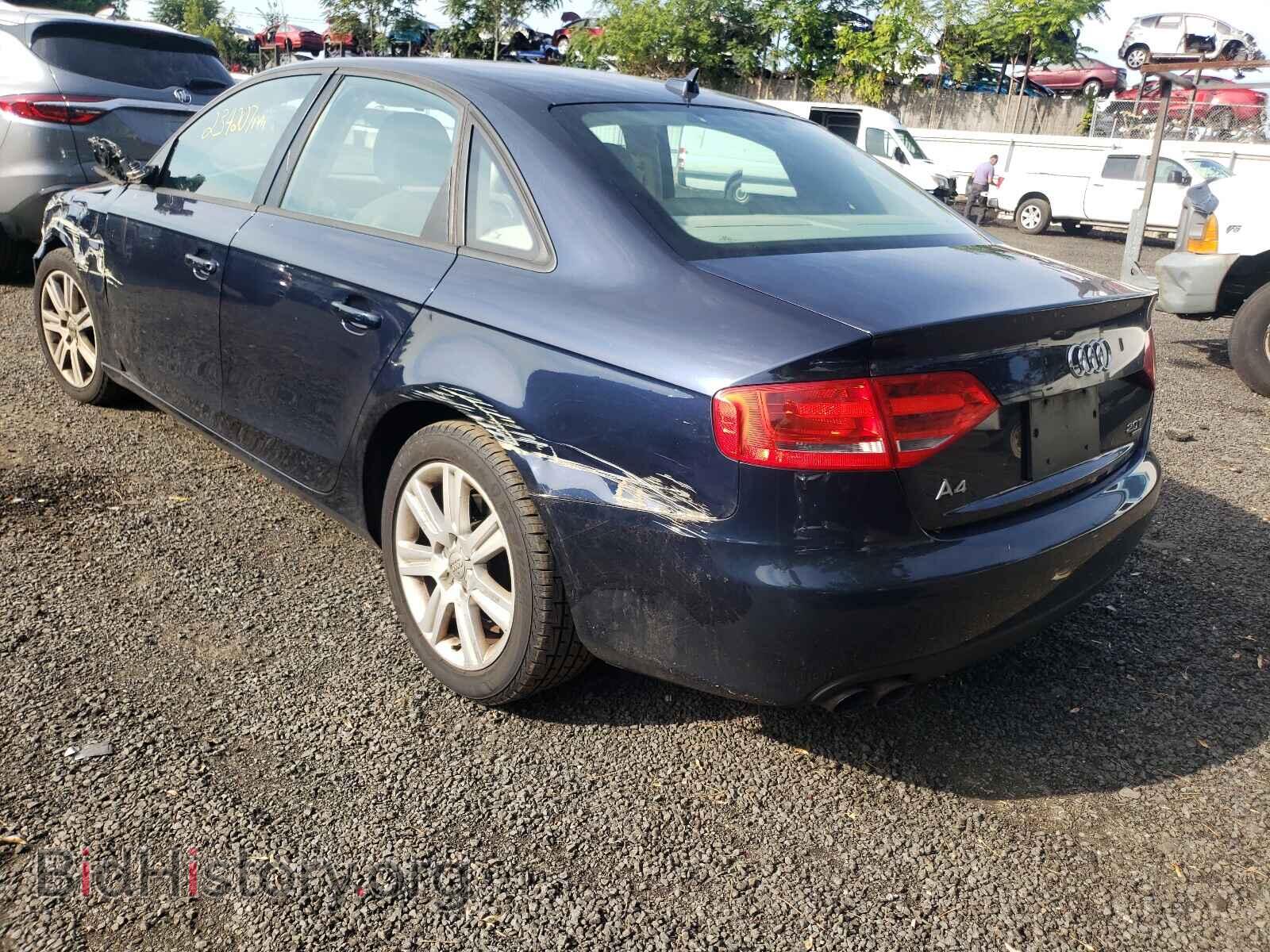 2010 AUDI A4 - VIN: WAUBFAFLXAN063784 - Фото 3