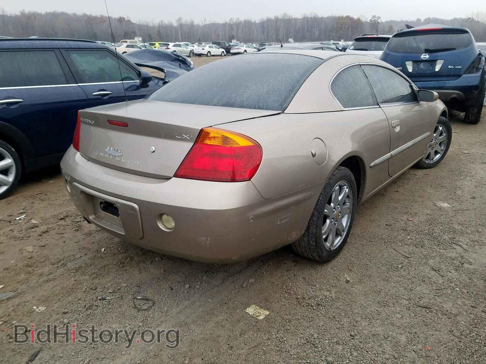 2002 CHRYSLER SEBRING - VIN: 4C3AG52H02E013730 - Фото 4