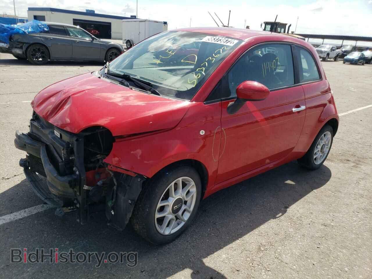 2012 FIAT 500 - VIN: 3C3CFFAR7CT125133 - Фото 2