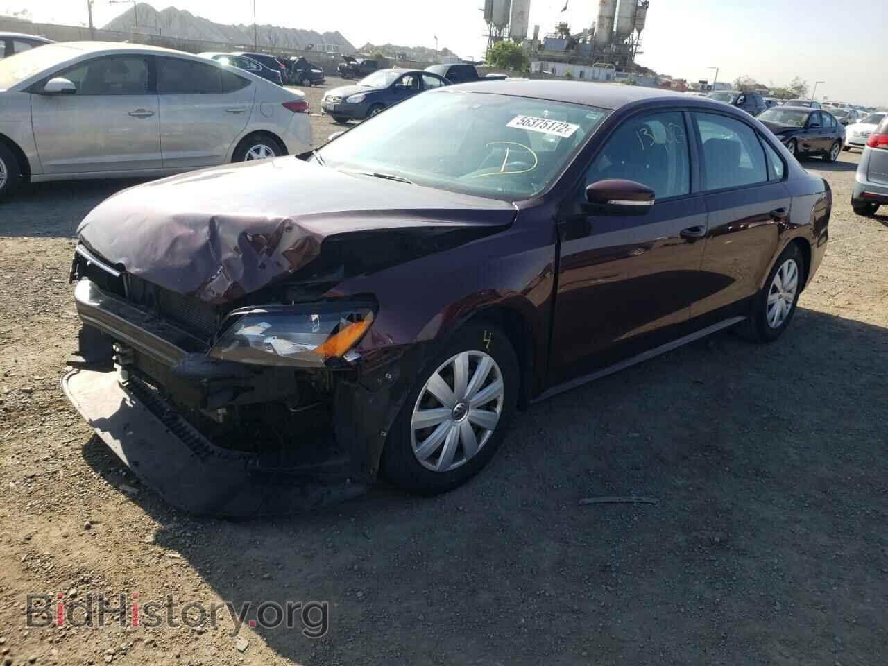 2013 VOLKSWAGEN PASSAT - VIN: 1VWAP7A32DC062633 - Фото 2
