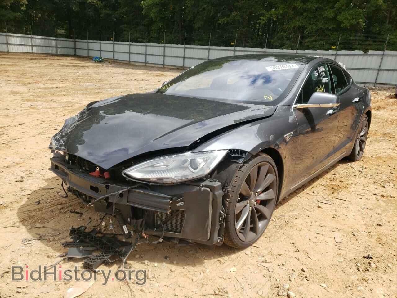 2015 TESLA MODEL S - VIN: 5YJSA1H42FF090622 - Photo 2