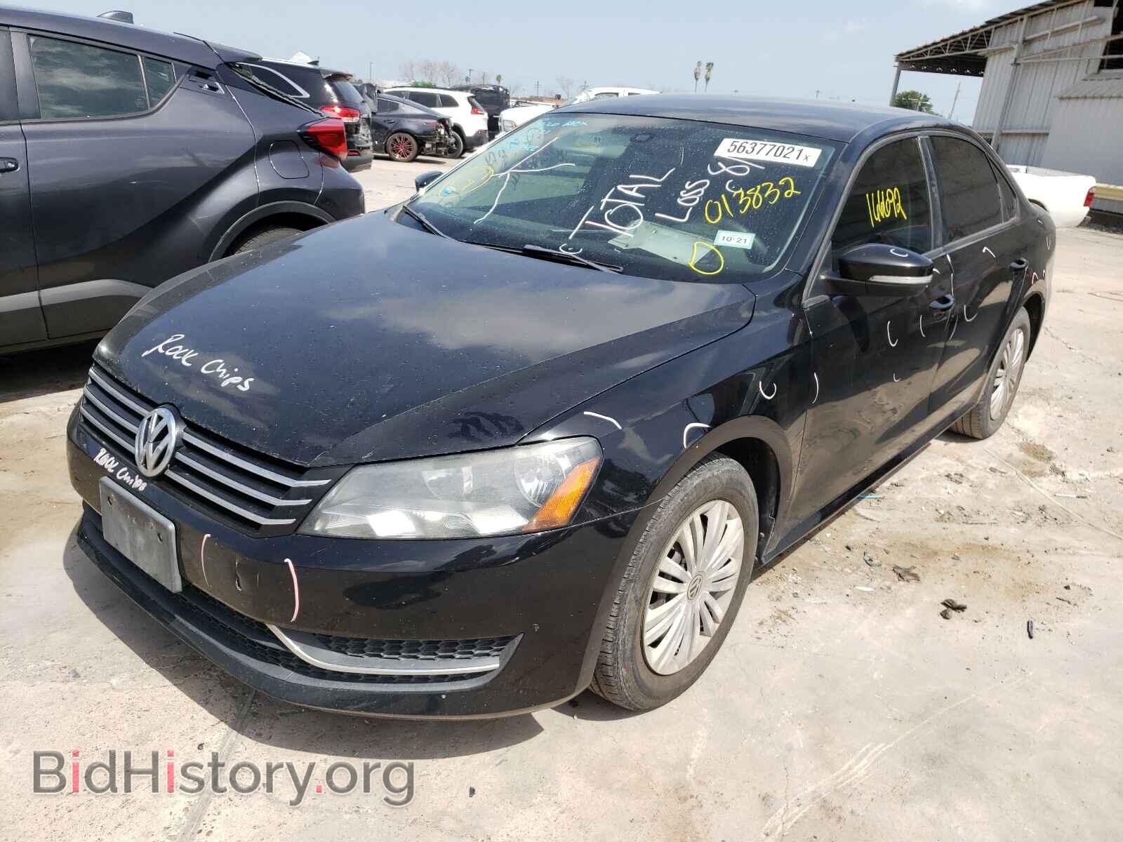 2014 VOLKSWAGEN PASSAT - VIN: 1VWAH7A37EC013832 - Фото 2