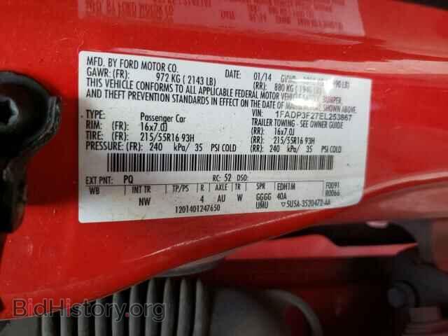 2014 FORD FOCUS - VIN: 1FADP3F27EL253867 - Фото 10