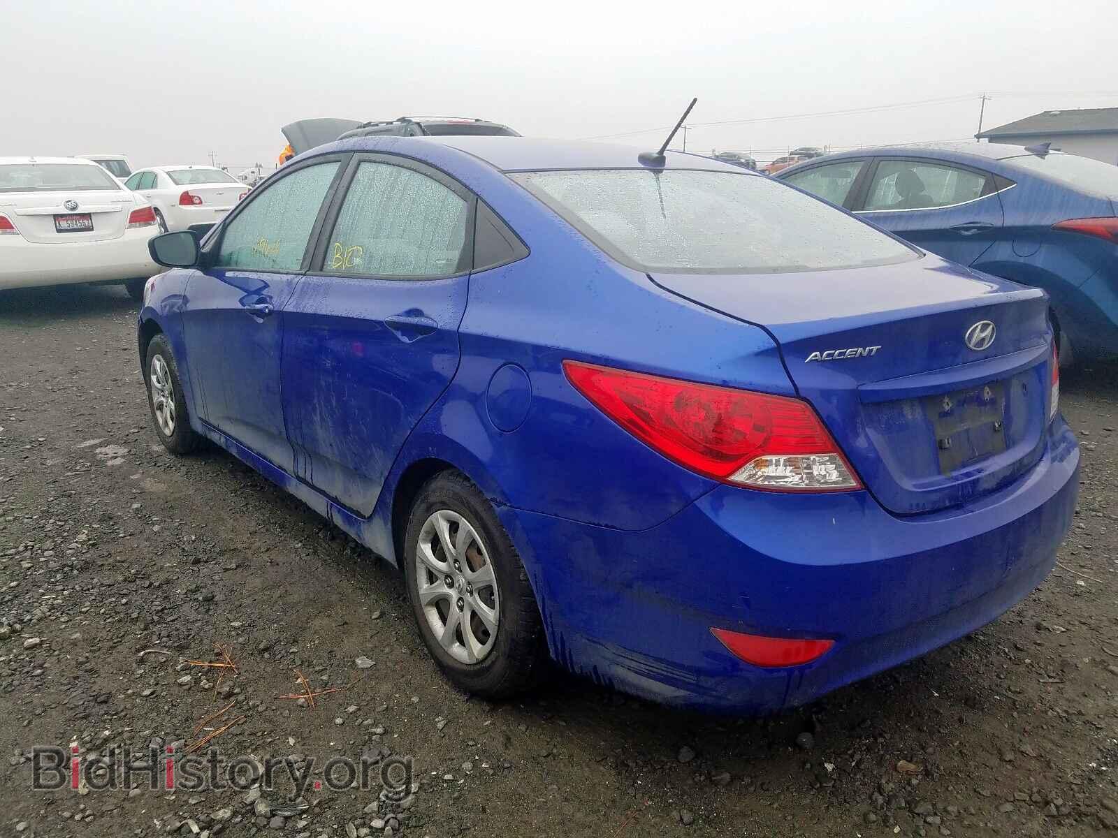 2013 HYUNDAI ACCENT - VIN: KMHCT4AE8DU433100 - Фото 3