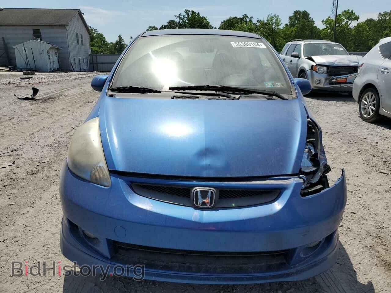2007 HONDA FIT - VIN: JHMGD37607S059951 - Фото 5