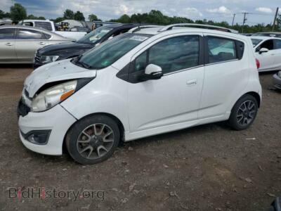 2014 Chevrolet SPARK 2LT, white — VIN KL8CF6S93EC432817, Copart