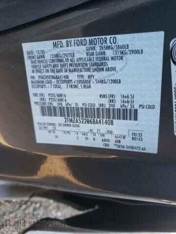 2006 FORD FREESTAR - VIN: 2FMZA52206BA41408 - Фото 10
