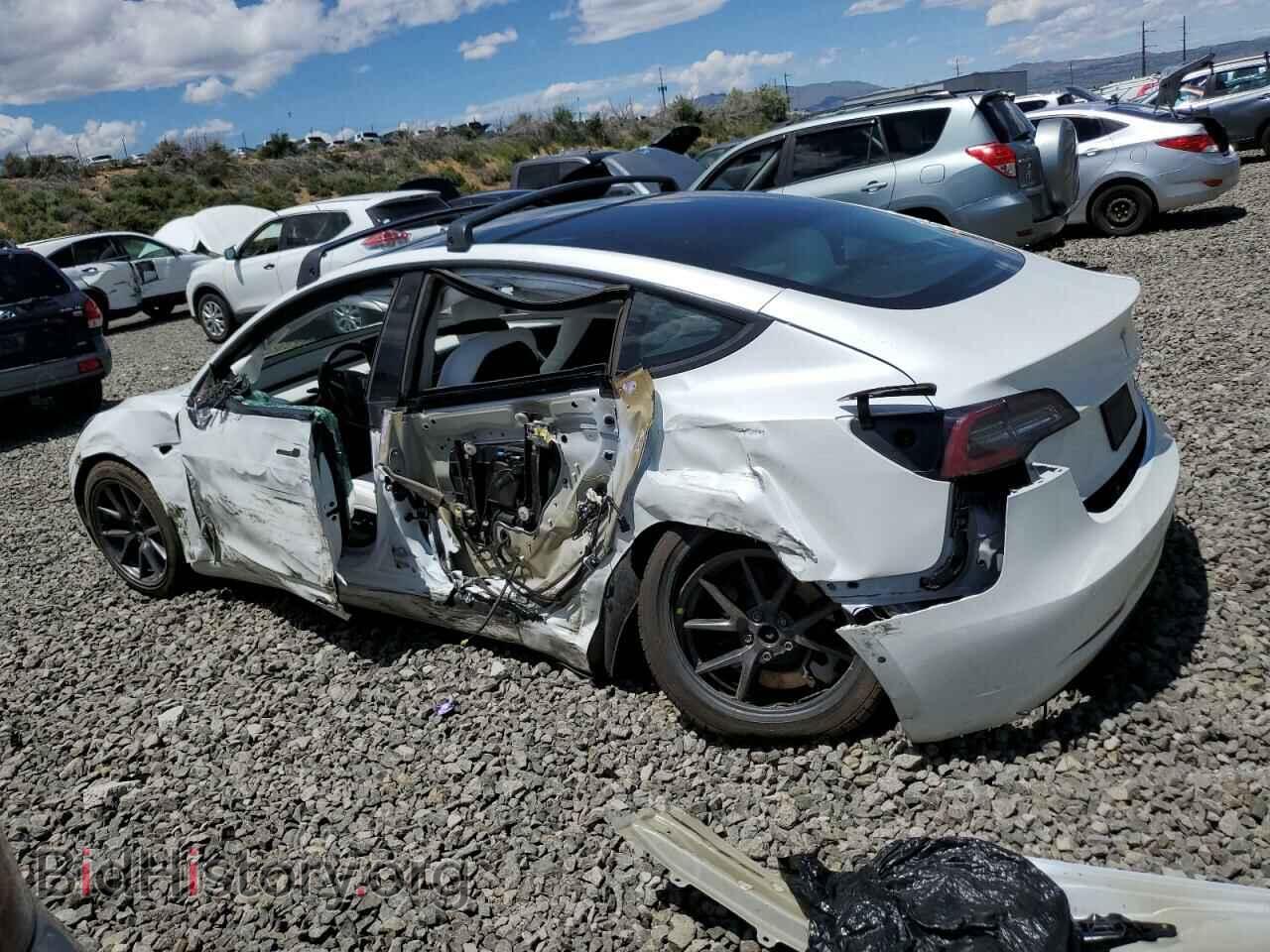 2022 TESLA MODEL 3 - VIN: 5YJ3E1EB7NF128744 - Photo 2