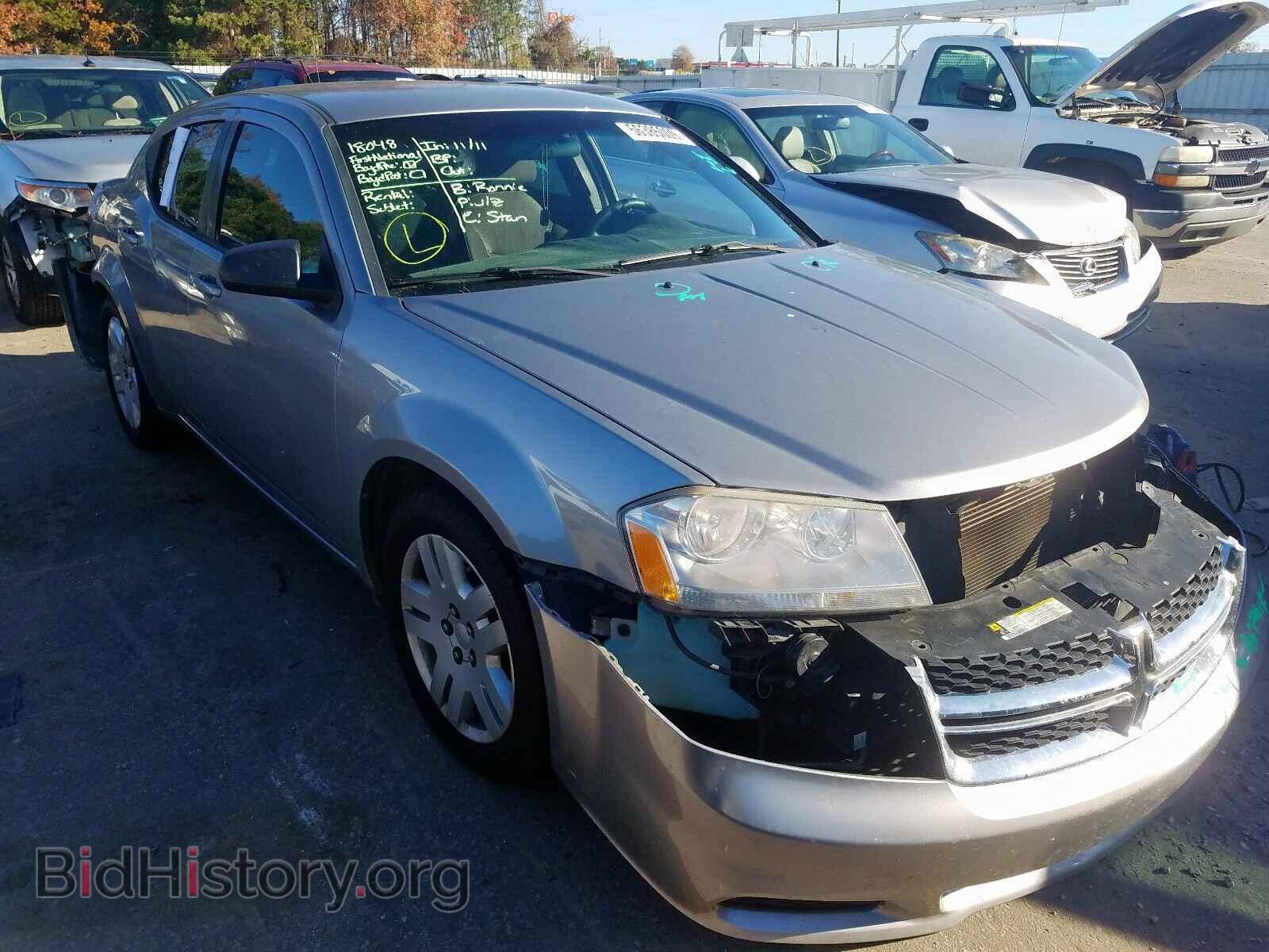 Фотография 1C3CDZAB0DN622228 - DODGE AVENGER 2013