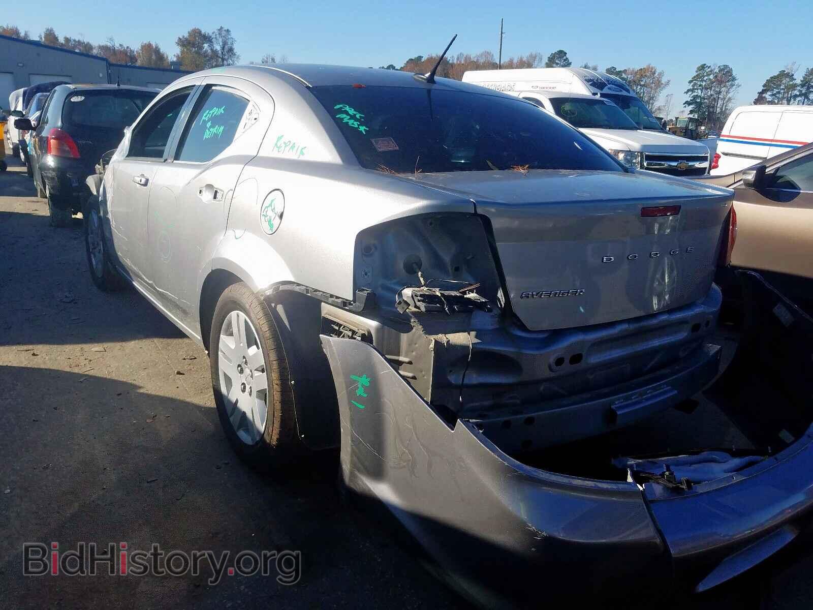 2013 DODGE AVENGER - VIN: 1C3CDZAB0DN622228 - Фото 3