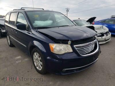 2014 Chrysler MINIVAN Town & COU, синий — VIN 2C4RC1BG9ER256214, Copart