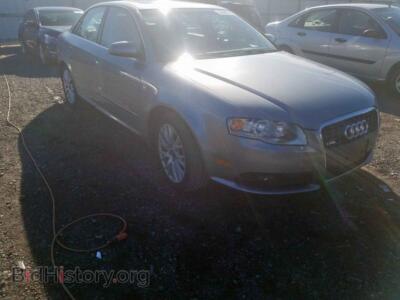 2008 Audi A4 A4 2.0T QU, серебристый — VIN WAUDF78E98A162530, Copart