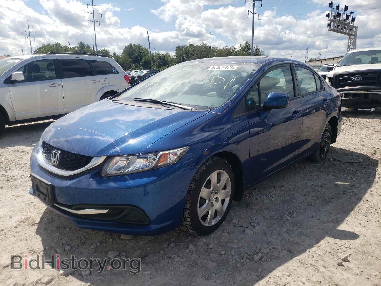 2013 HONDA CIVIC - VIN: 19XFB2F84DE063709 - Фото 2
