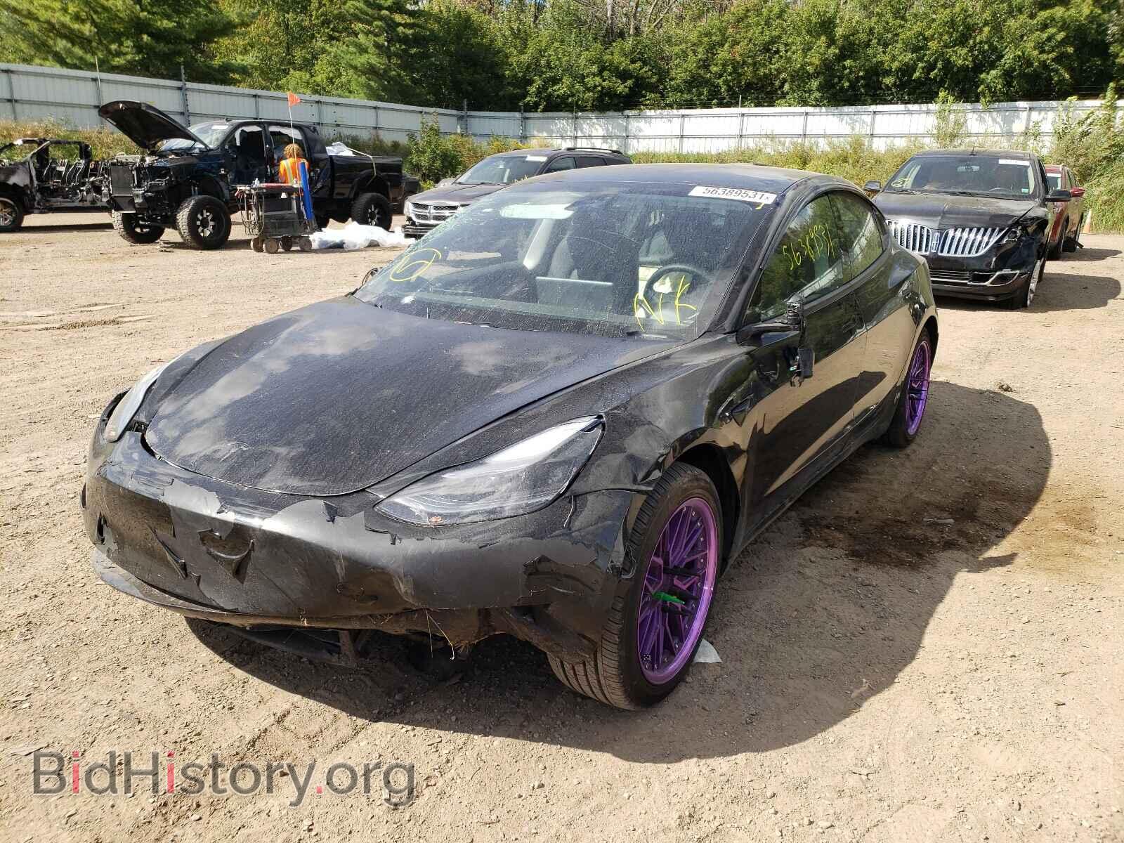 2021 TESLA MODEL 3 - VIN: 5YJ3E1EA9MF919590 - Фото 2
