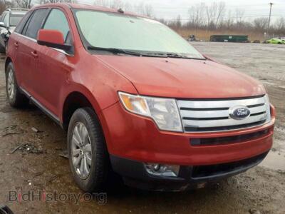 2009 Ford EDGE Edge Limit, бордовый — VIN 2FMDK39C89BA95988, Copart