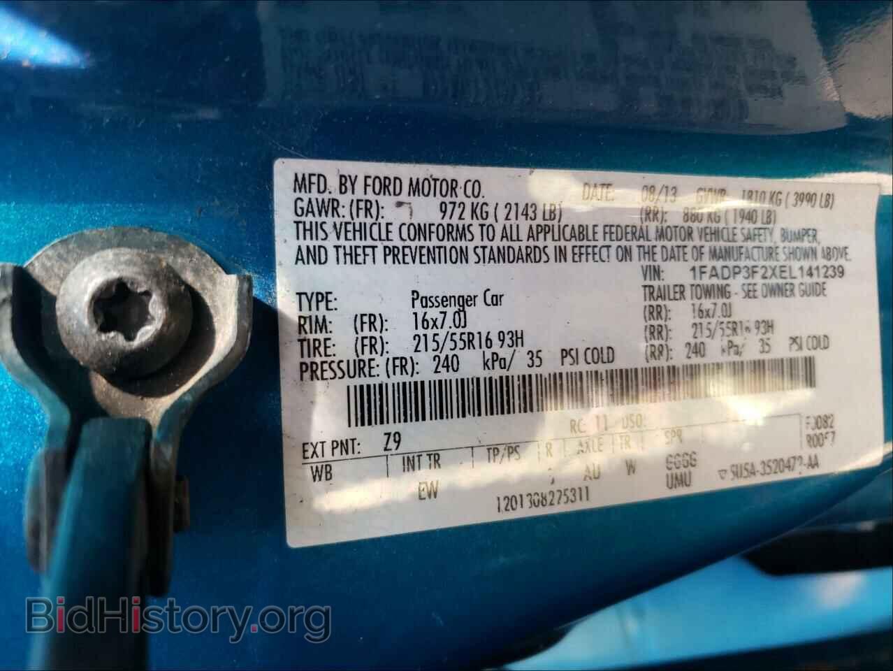 2014 FORD FOCUS - VIN: 1FADP3F2XEL141239 - Photo 10