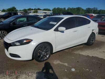 2016 Dodge DART SE, white — VIN 1C3CDFAA1GD533462, Copart