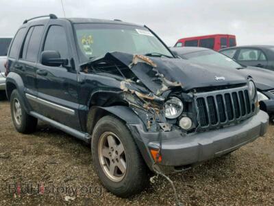 2006 Jeep LIBERTY SP, черный — VIN 1J4GL48K86W177012, Copart