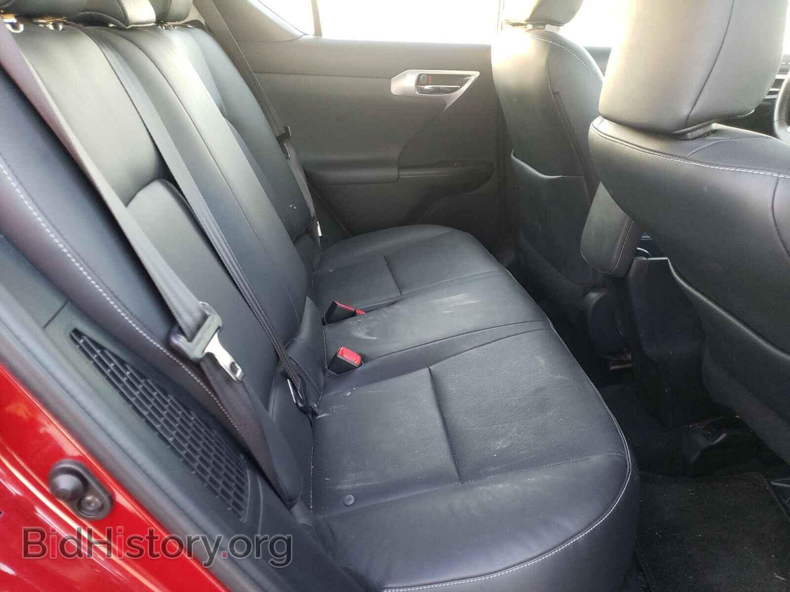2012 LEXUS CT 200 - VIN: JTHKD5BH8C2070429 - Фото 6