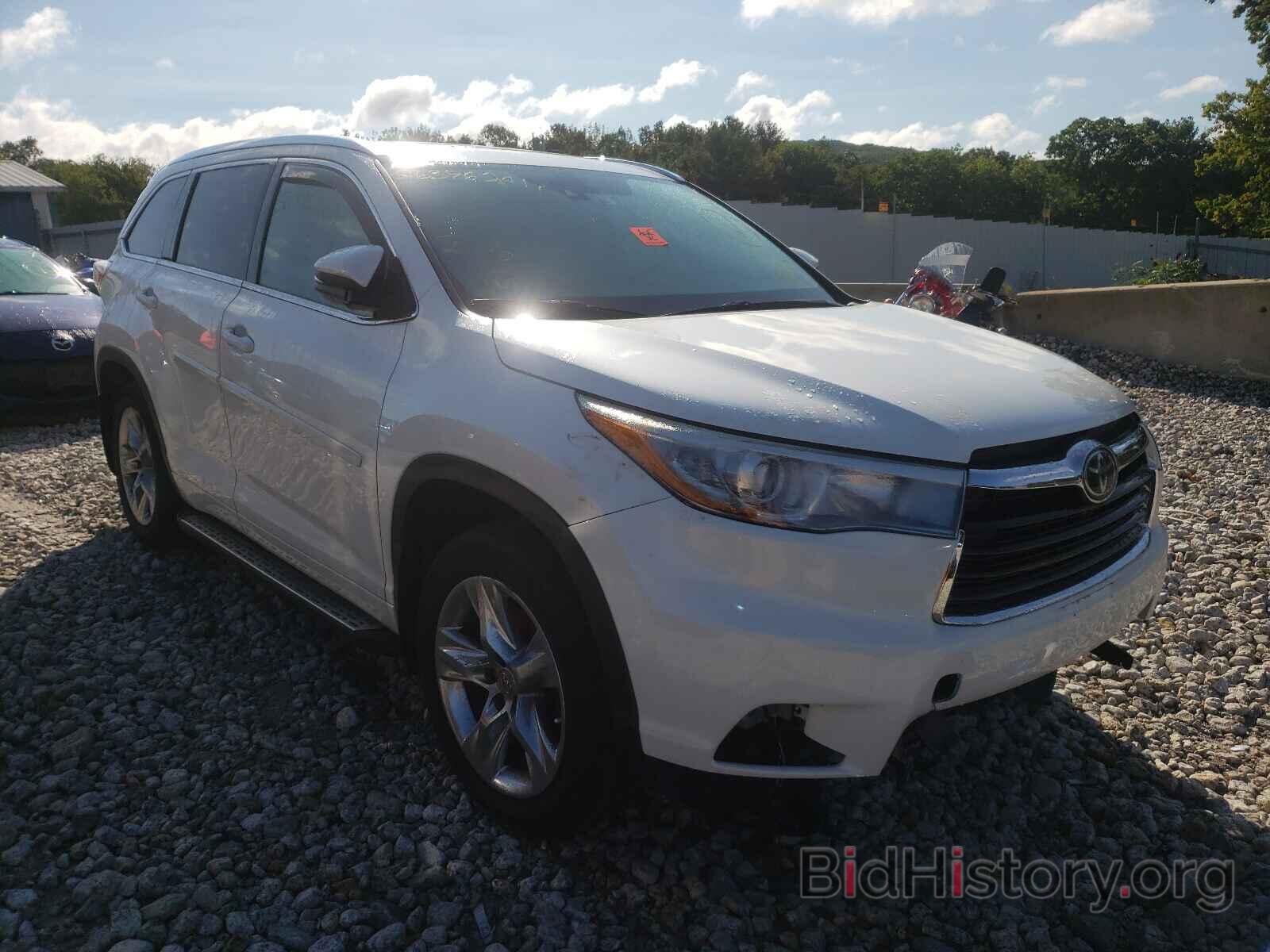 Фотография 5TDDKRFH6FS145160 - TOYOTA HIGHLANDER 2015