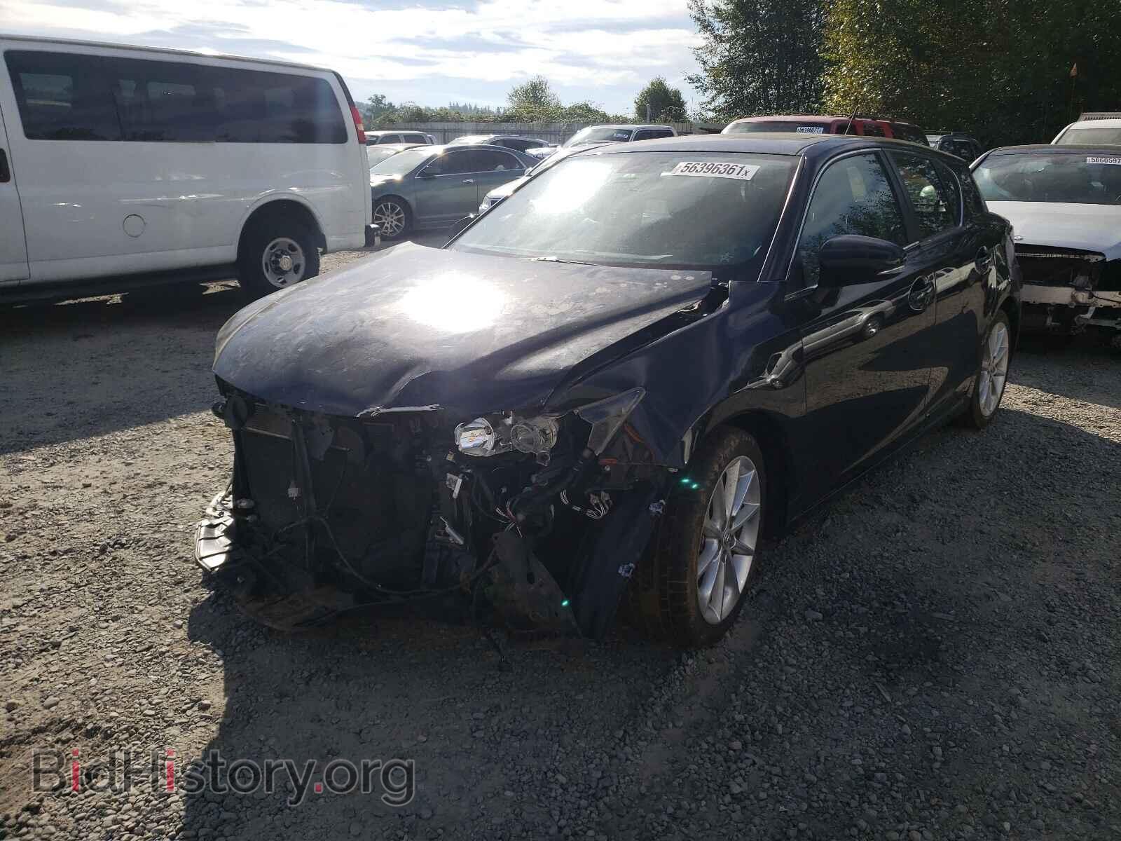 2013 LEXUS CT 200 - VIN: JTHKD5BH2D2127886 - Фото 2