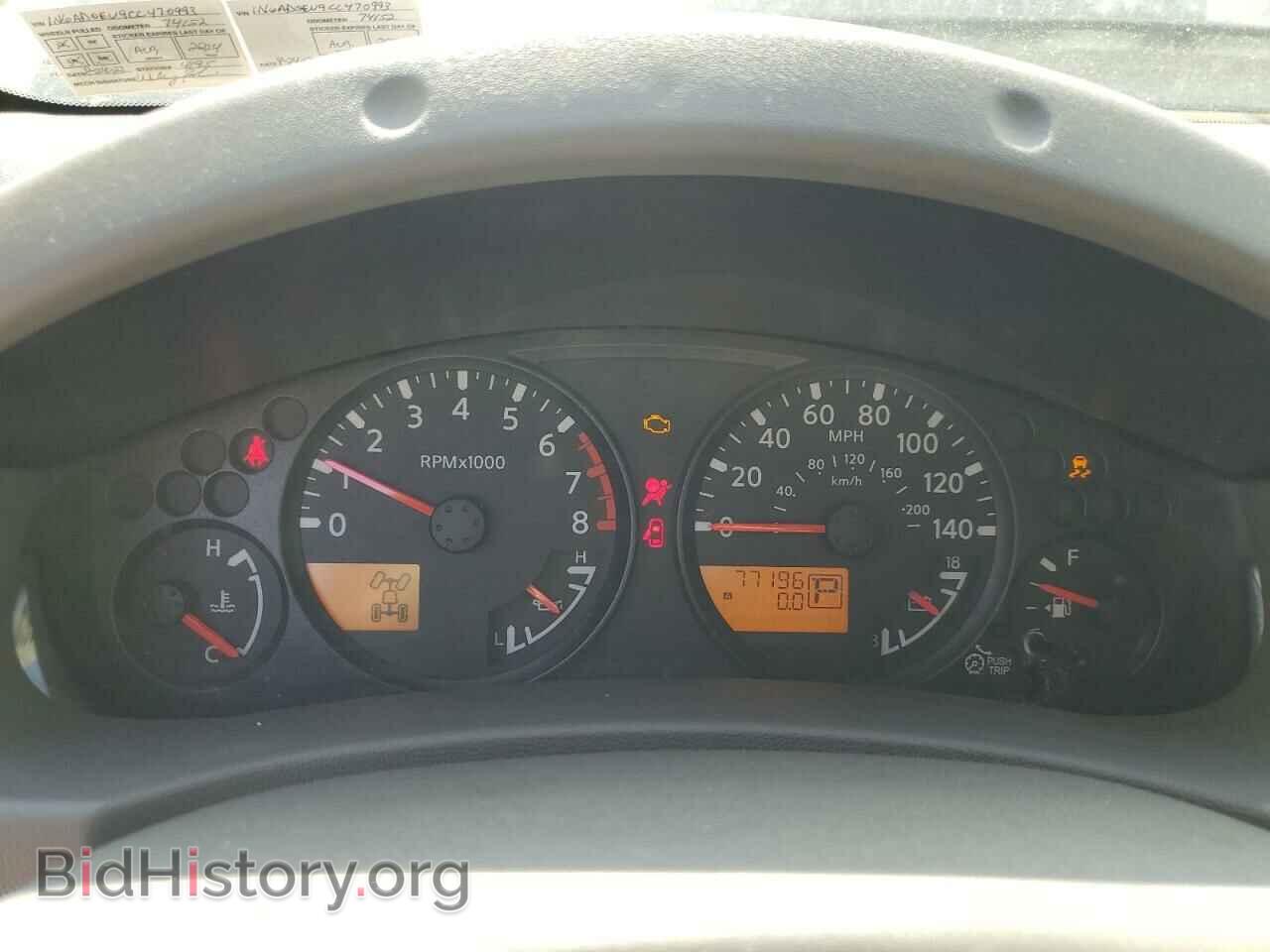 2012 NISSAN FRONTIER - VIN: 1N6AD0EV9CC470993 - Фото 9