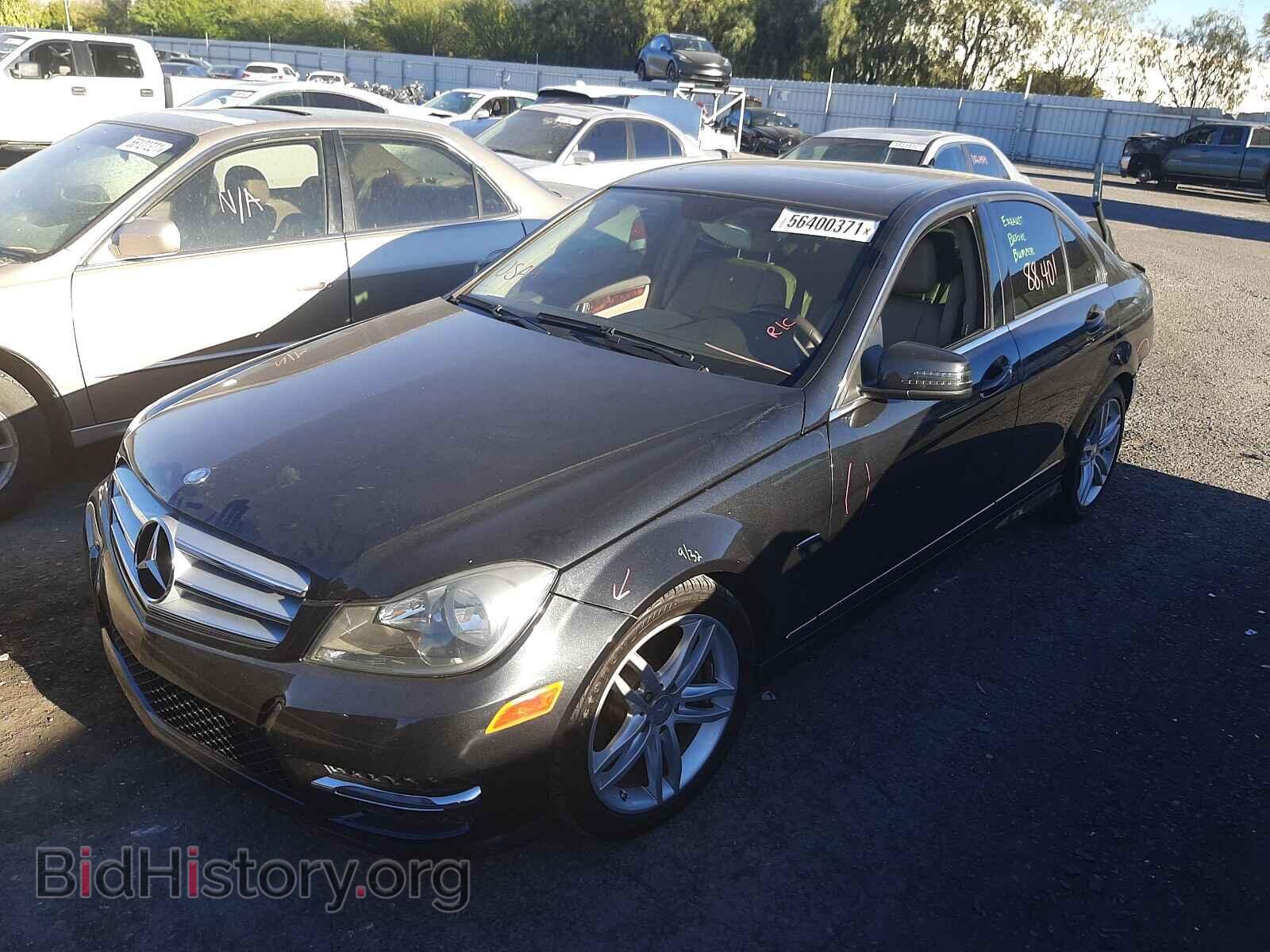 2012 MERCEDES-BENZ C-CLASS - VIN: WDDGF4HB5CA608997 - Фото 2