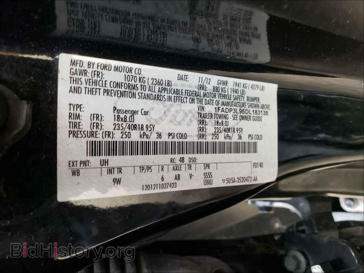 2013 FORD FOCUS - VIN: 1FADP3L95DL183138 - Photo 10