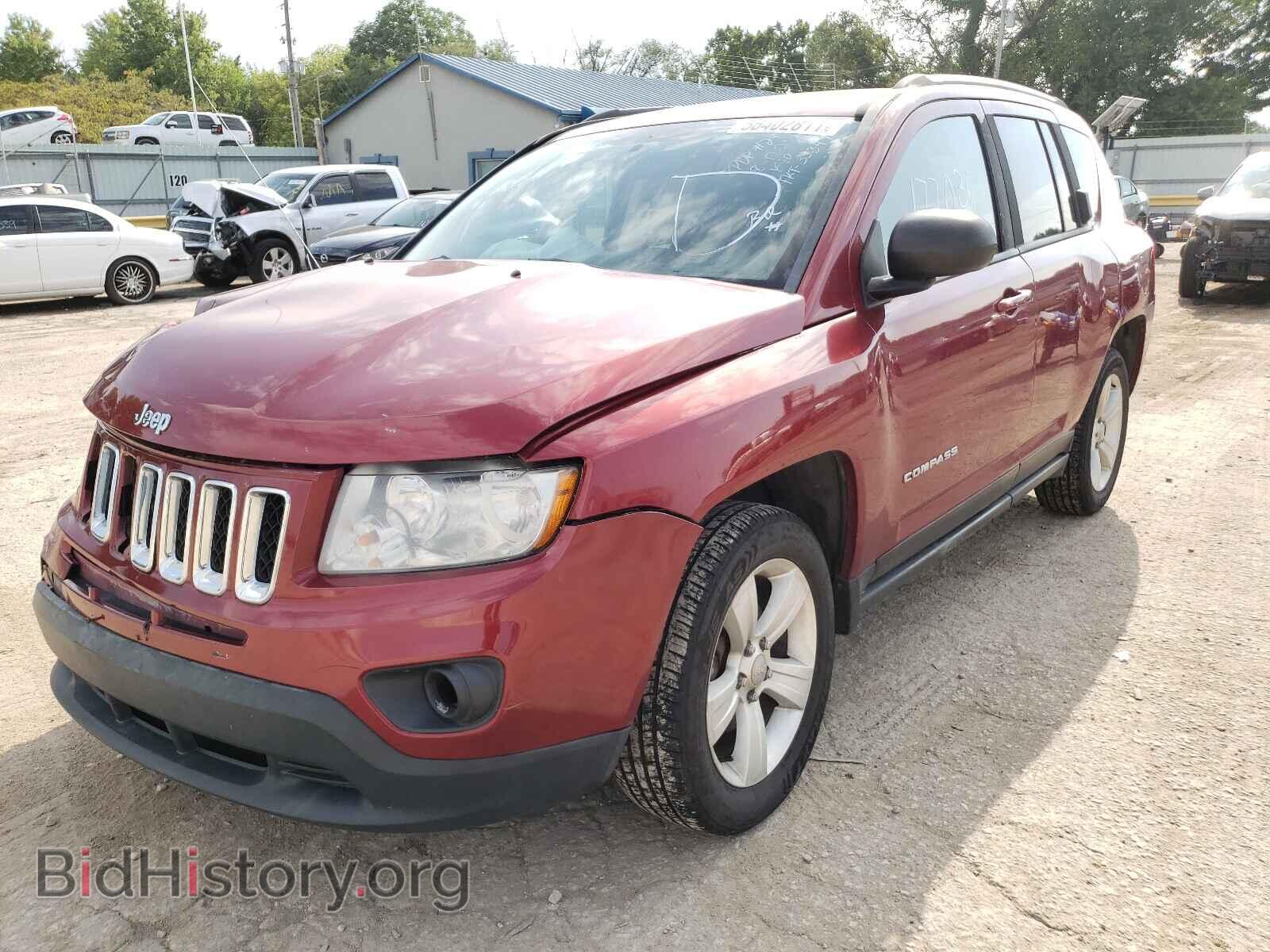 2013 JEEP COMPASS - VIN: 1C4NJCBB7DD283398 - Фото 2