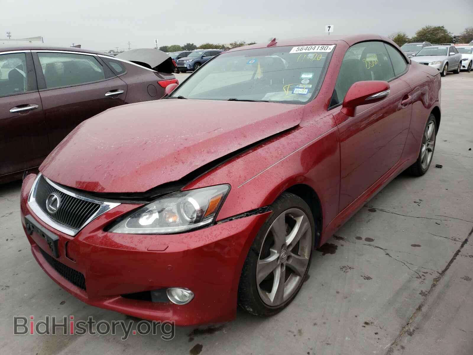 2012 LEXUS IS - VIN: JTHFF2C28C2521735 - Фото 2
