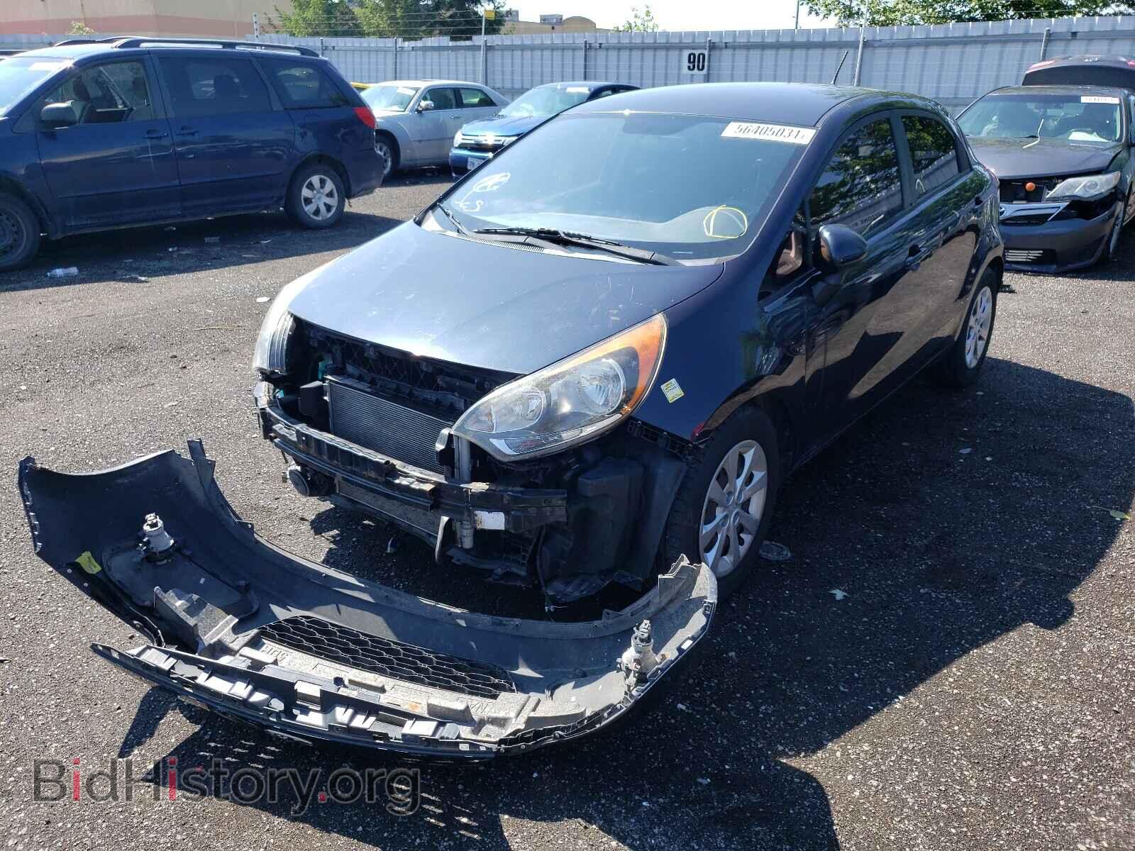 2012 KIA RIO - VIN: KNADM5A32C6758304 - Фото 2