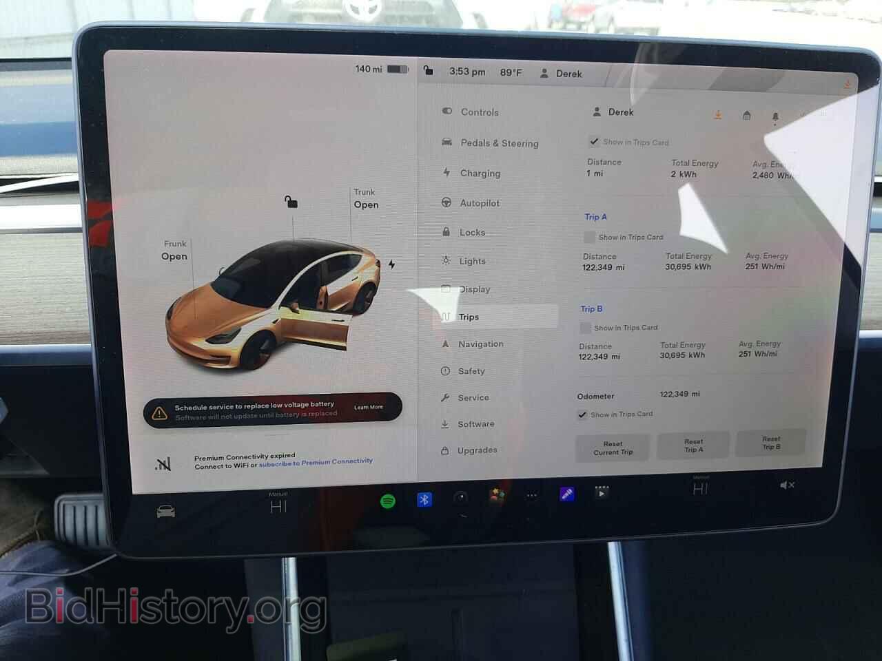2020 TESLA MODEL 3 - VIN: 5YJ3E1EA5LF744818 - Фото 9