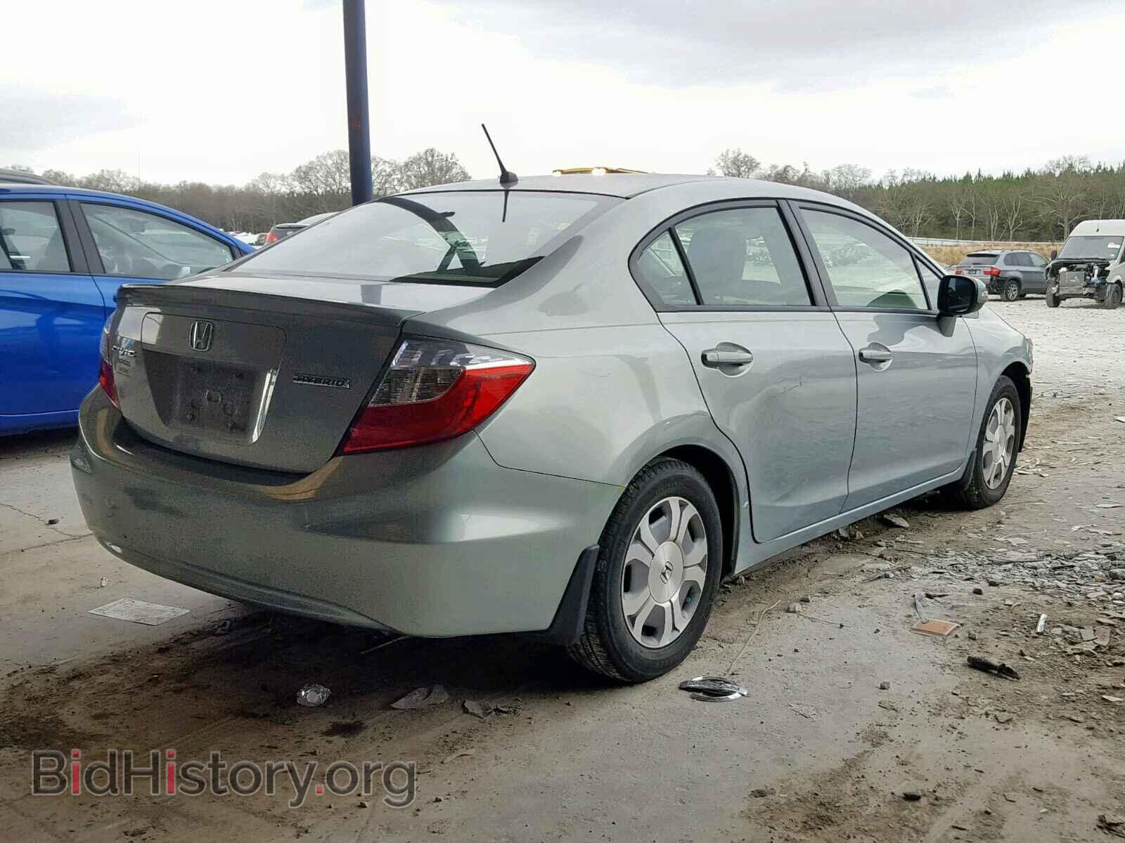 2012 HONDA CIVIC - VIN: JHMFB4F31CS003140 - Фото 4