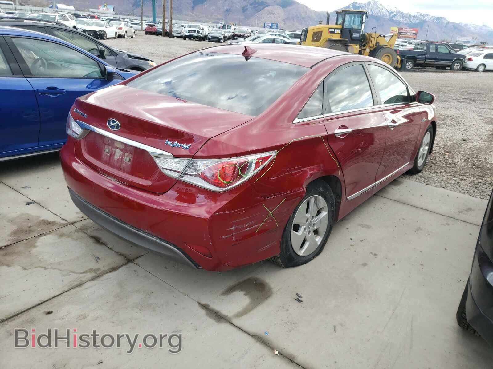 2012 HYUNDAI SONATA - VIN: KMHEC4A40CA033693 - Фото 4