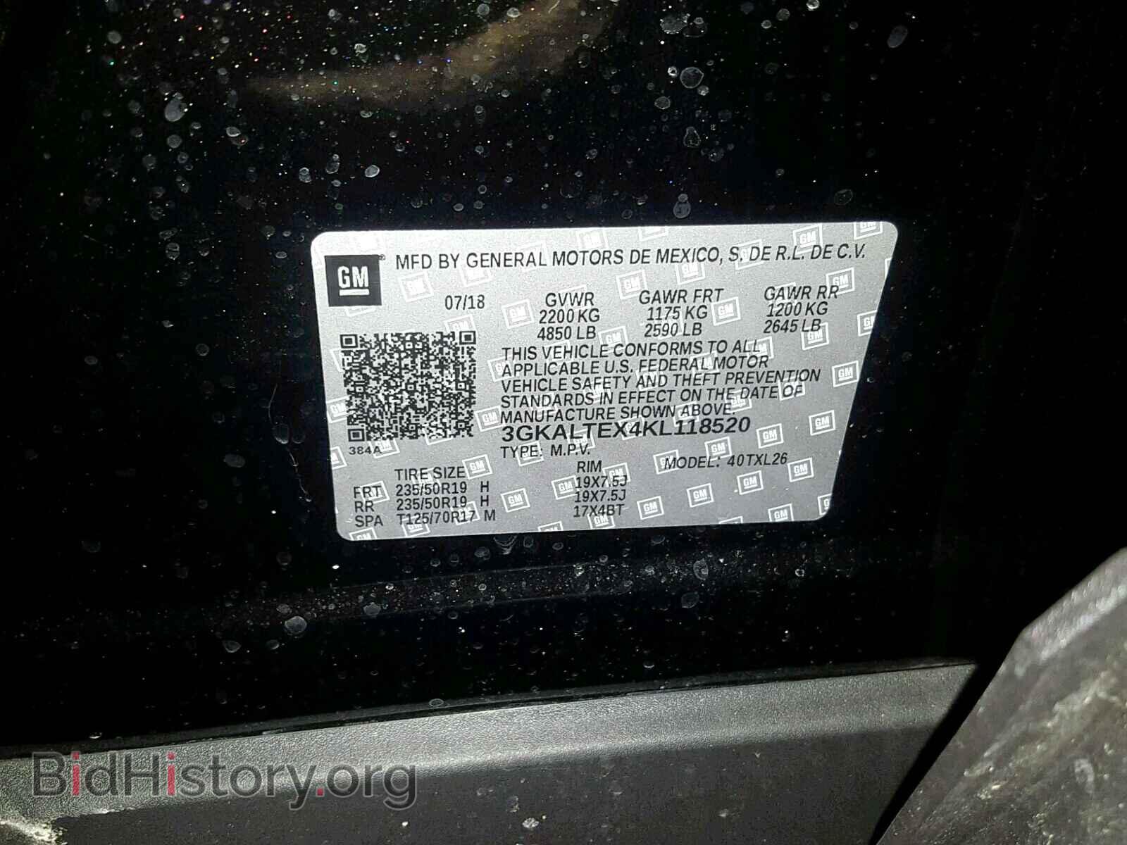 2019 GMC TERRAIN SL - VIN: 3GKALTEX4KL118520 - Фото 10