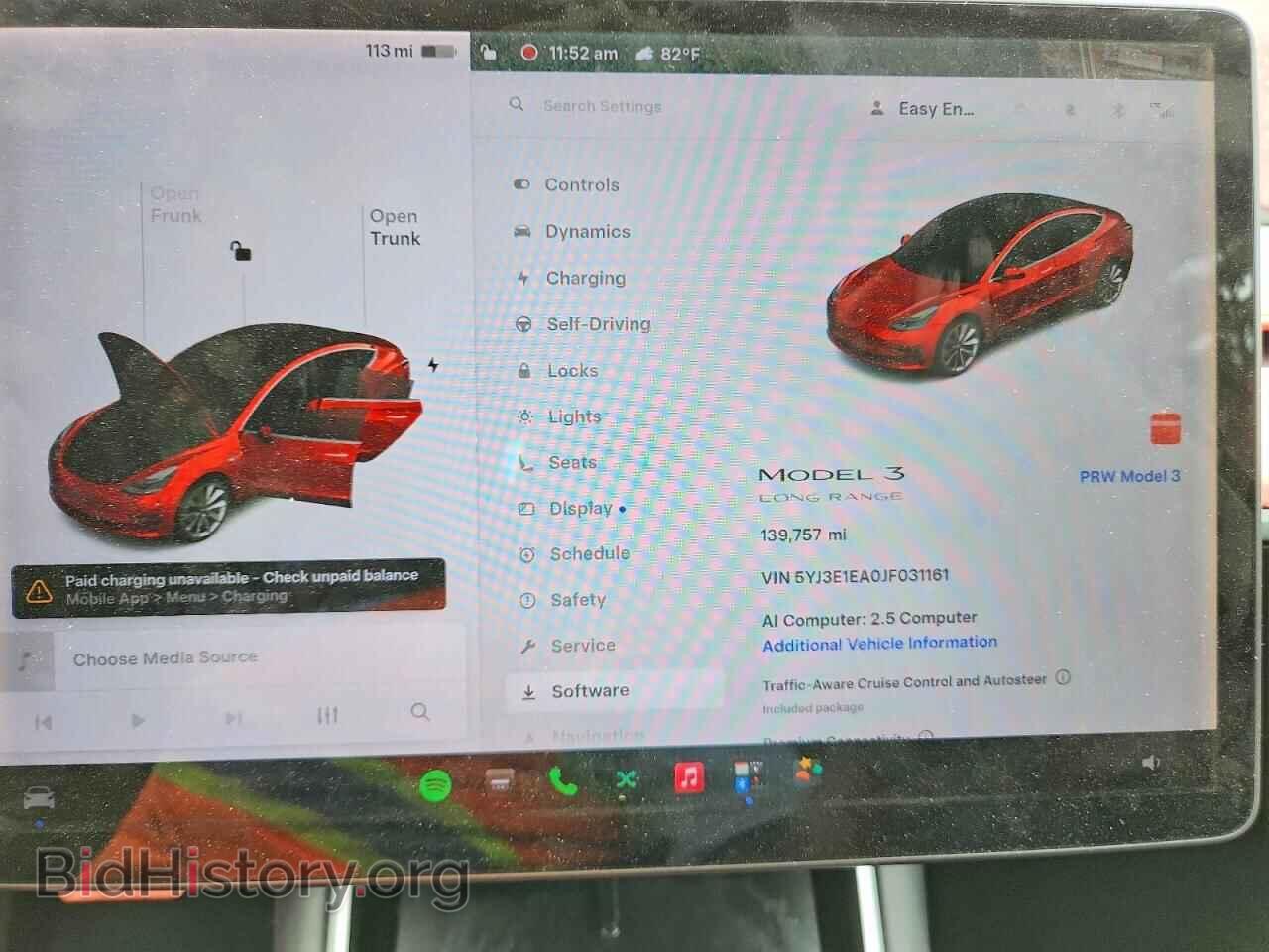2018 TESLA MODEL 3 - VIN: 5YJ3E1EA0JF031161 - Photo 9