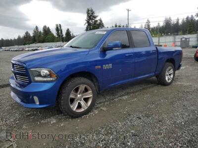 2015 RAM 1500 Sport, синий — VIN 1C6RR7MT8FS537892, Copart