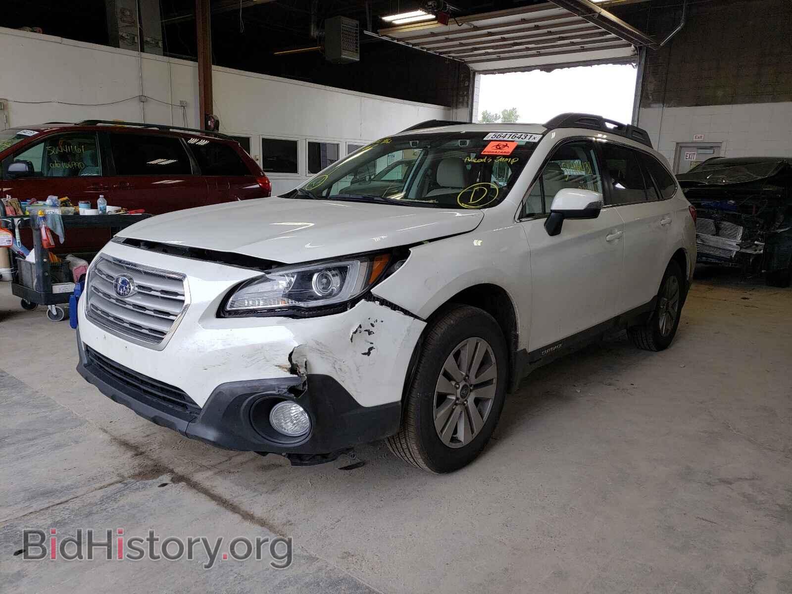 2016 SUBARU OUTBACK - VIN: 4S4BSBHC9G3313596 - Фото 2