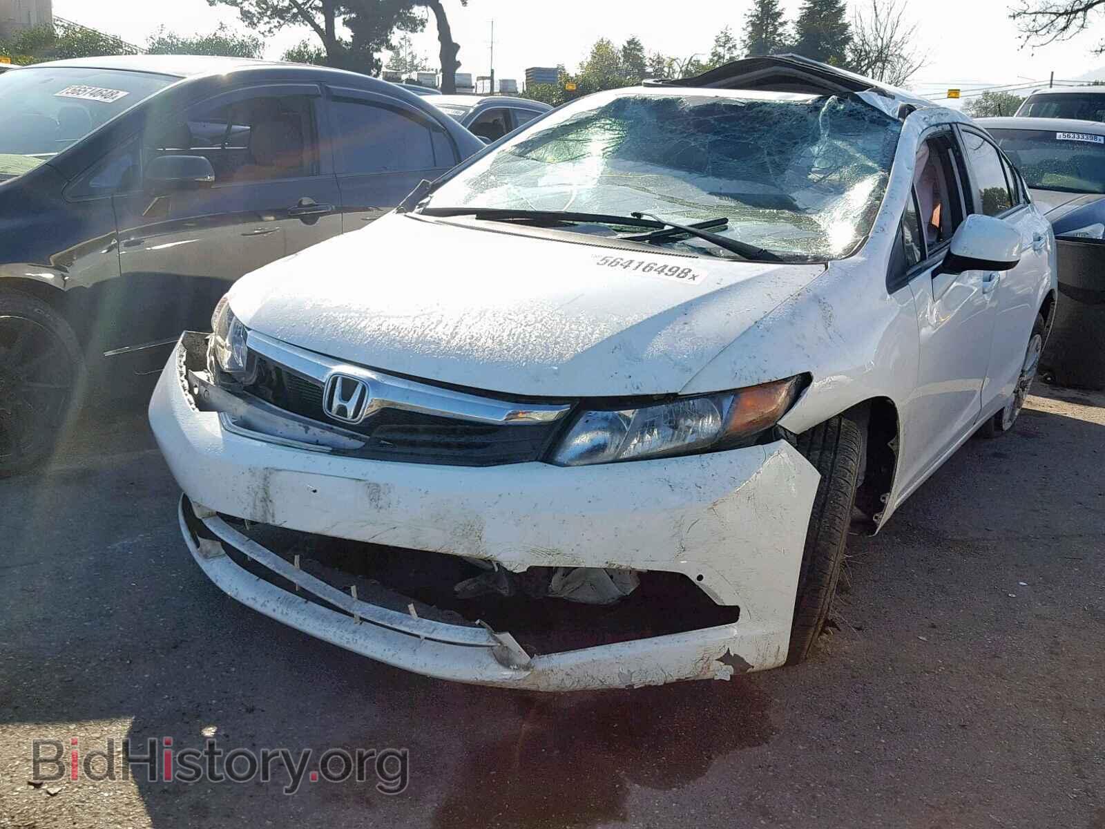 2012 HONDA CIVIC - VIN: 19XFB2F85CE390182 - Фото 2